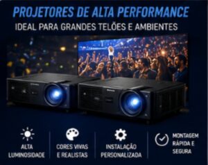 Aluguel de Soluções Audiovisuais para Eventos Corporativos e Transmissão da Copa 2026 em Brasília DF