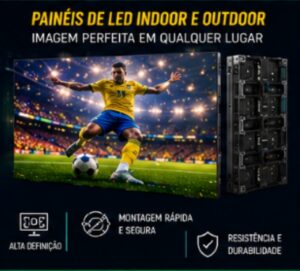 Aluguel de Comunicação Visual e Estruturas Multimídia para Eventos da Copa do Mundo 2026 em Fortaleza CE