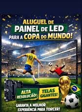 Aluguel de Estruturas Audiovisuais e Comunicação Visual para Transmissão da Copa do Mundo 2026 em Eventos Corporativos e Fan Fest em São Paulo SP