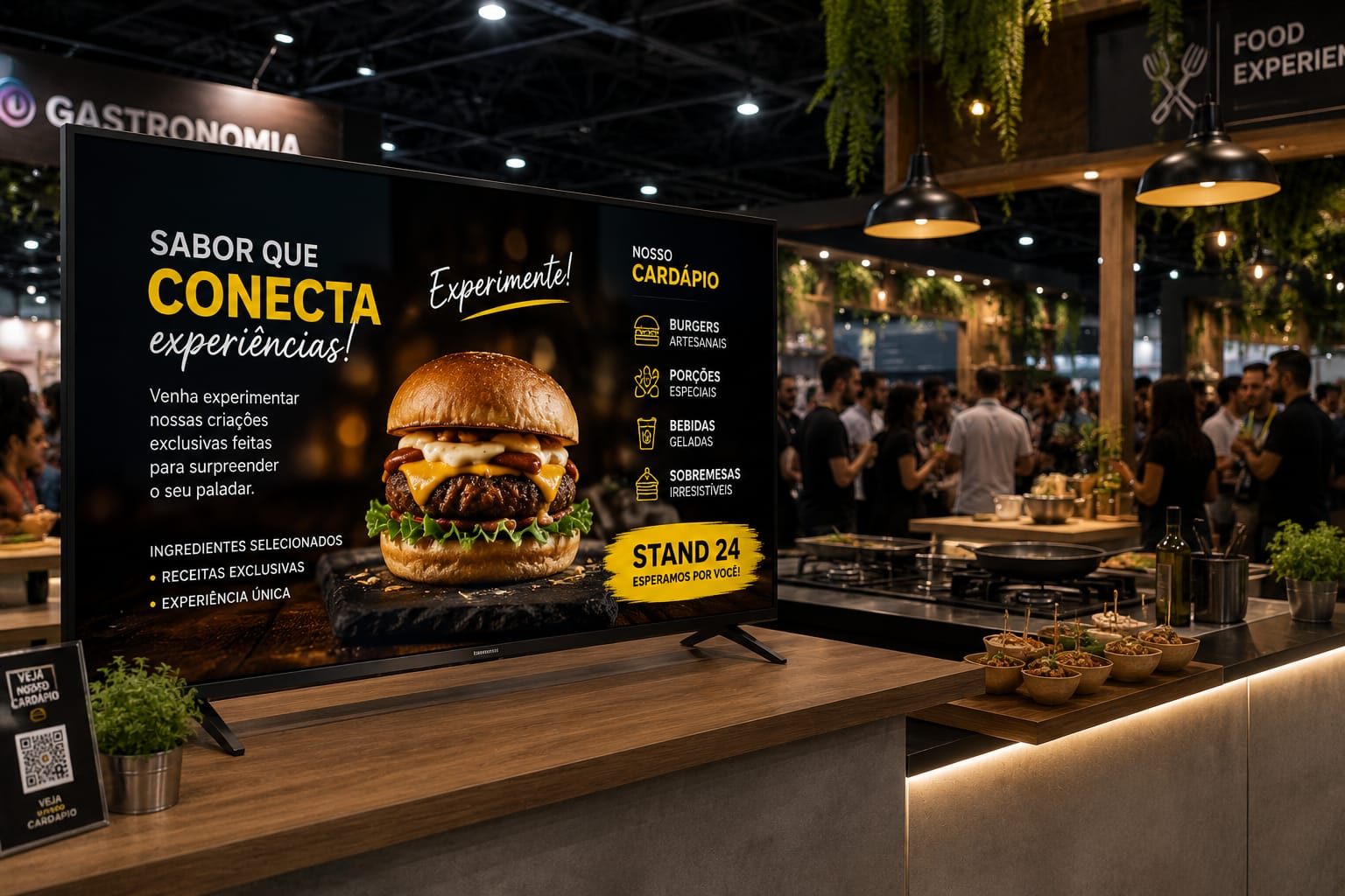 Aluguel de TV 4K para Stands, Feiras, Exposições e Apresentações de Produtos e Serviços 2026, Belém, Ananindeua, Santarém,